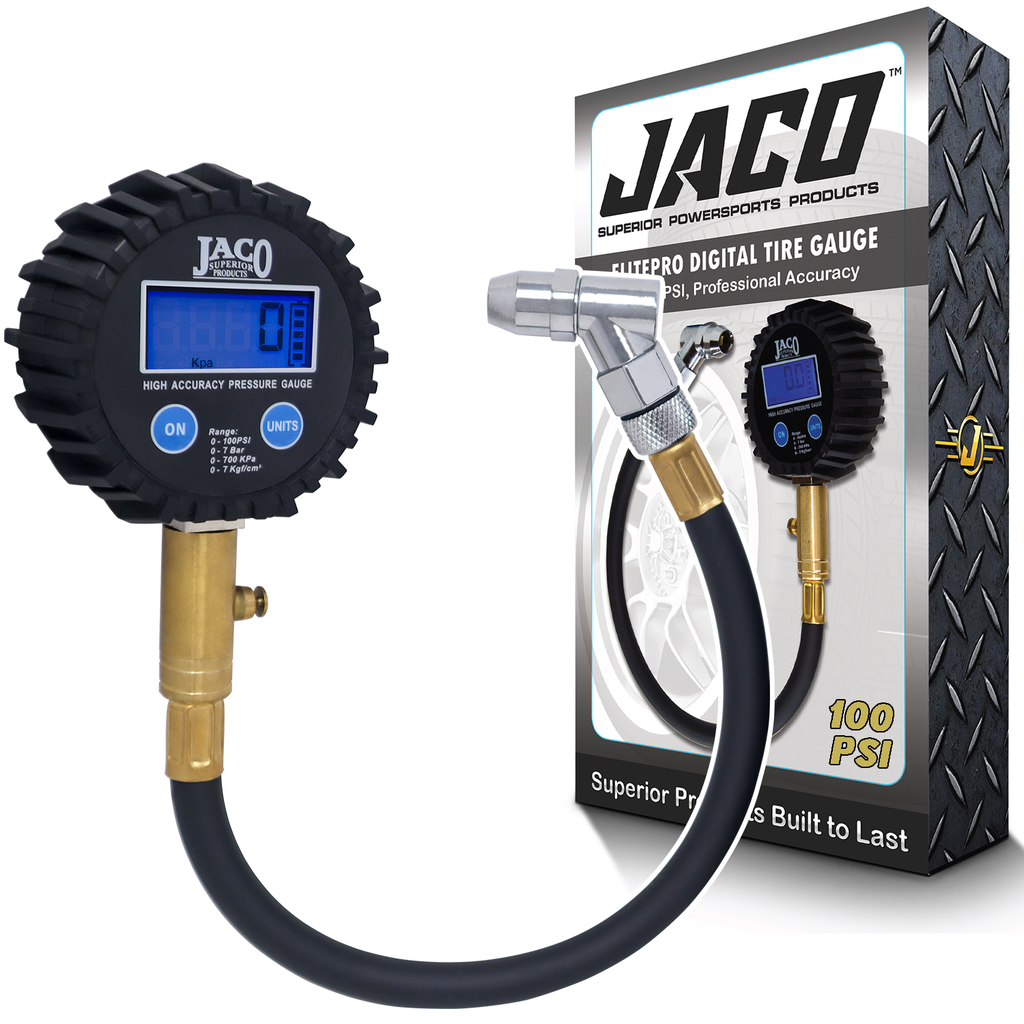 JACO ElitePro Digital Tire Pressure Gauge - 100 PSI - Click Image to Close