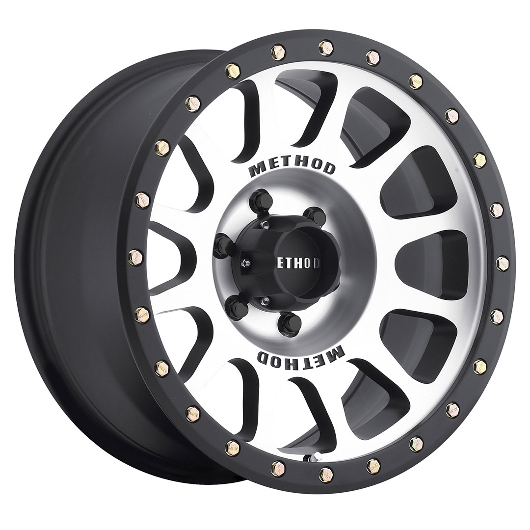 Method Race Wheels MR305 NV, 17x8.5, +25mm Offset, 6x5.5, 108mm Centerbore, Machined - Matte Black Lip