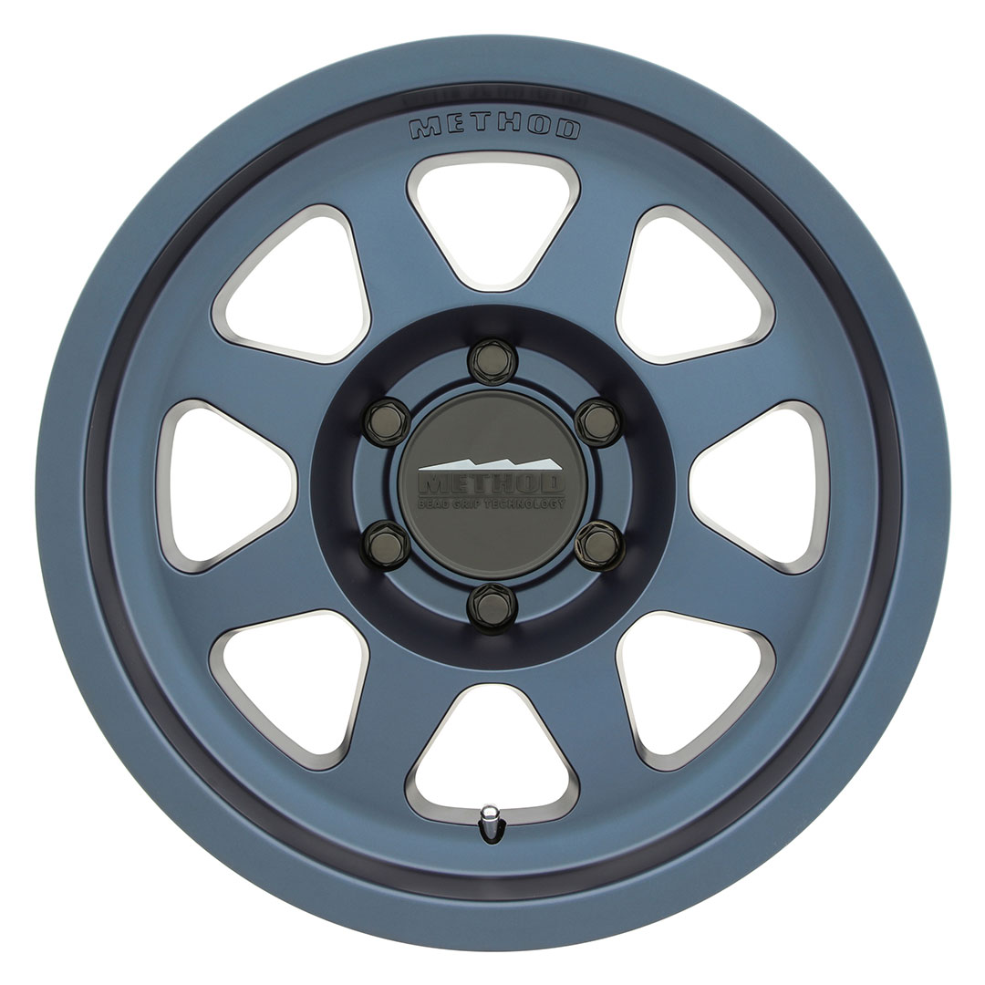 Method Race Wheels MR701 Bead Grip, 17x9, -12mm Offset, 6x5.5, 106.25mm Centerbore, Bahia Blue
