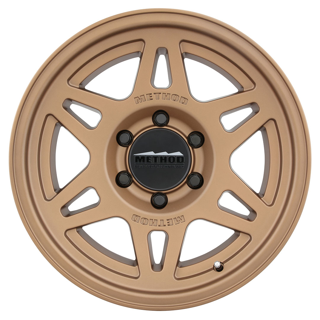 Method Race Wheels MR706 Bead Grip, 18x9, +18mm Offset, 6x5.5, 106.25mm Centerbore, Method Bronze