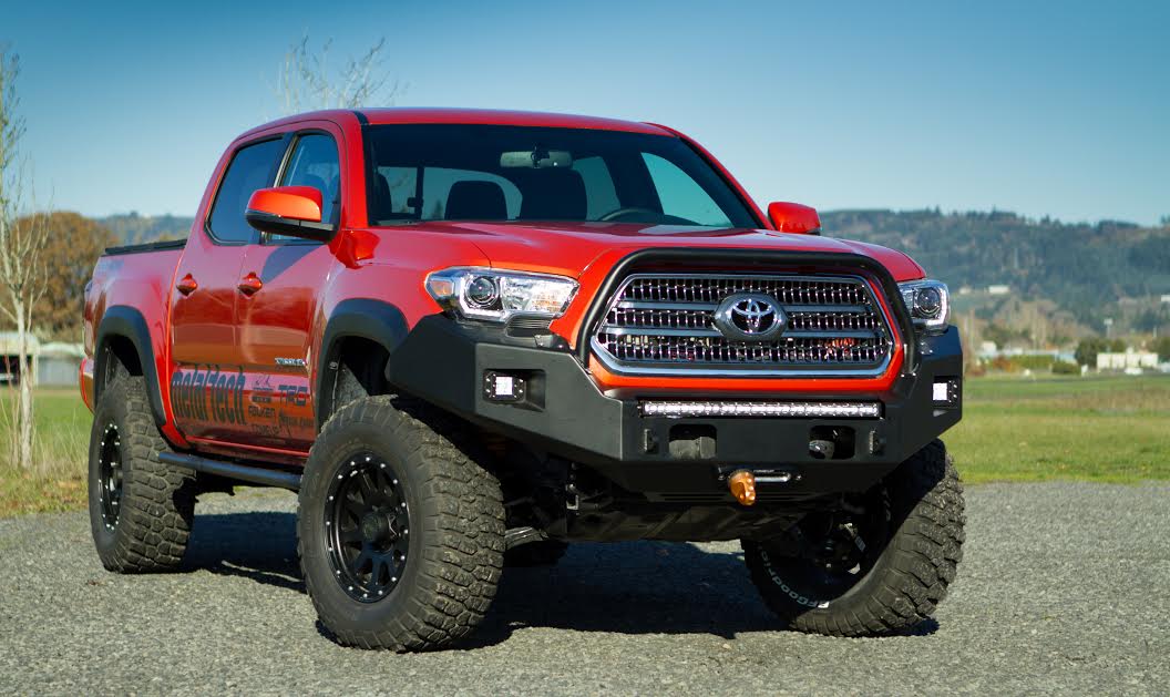 Metal Tech Blackbird Front Bumper Stage 1; 2016-2023 Tacoma