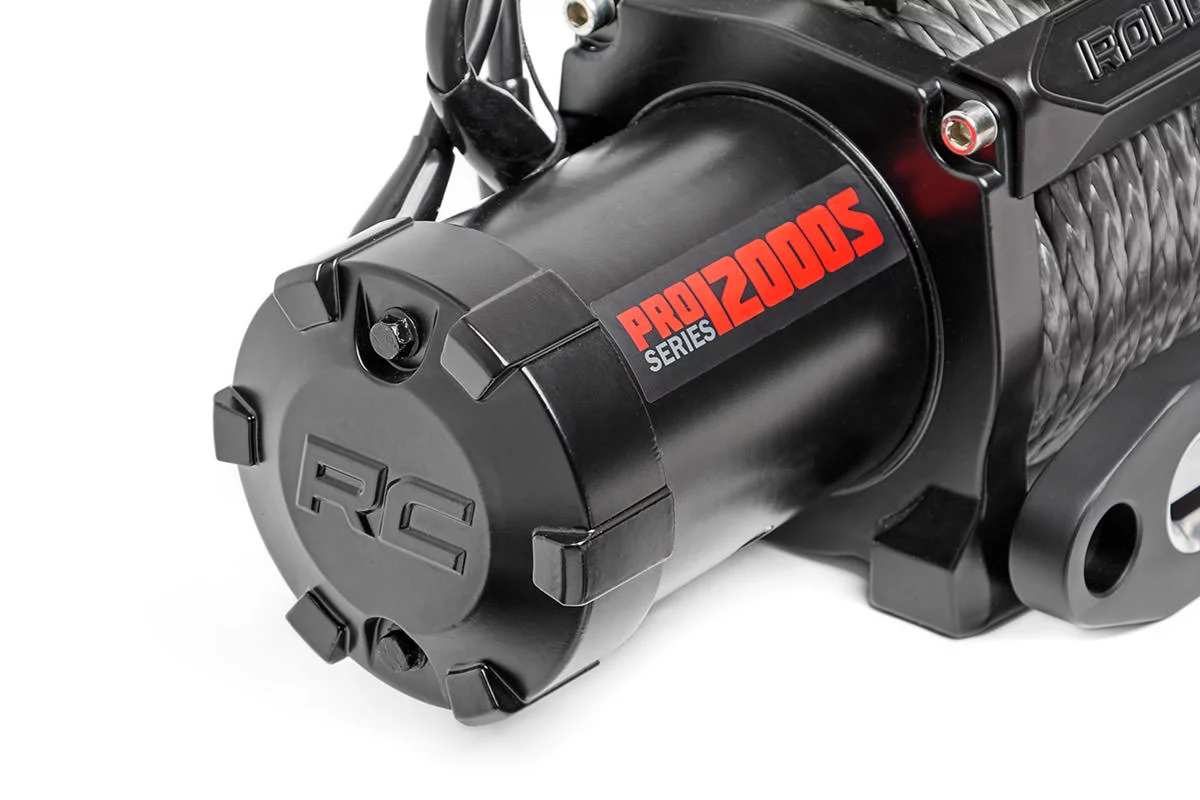 Rough Country 12000LB Pro Series Electric Winch | Steel Cable FREE SHIPPING - Click Image to Close