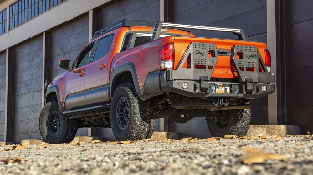 Expedition One Dual Swing Rear Bumper; 2016-2022 Tacoma