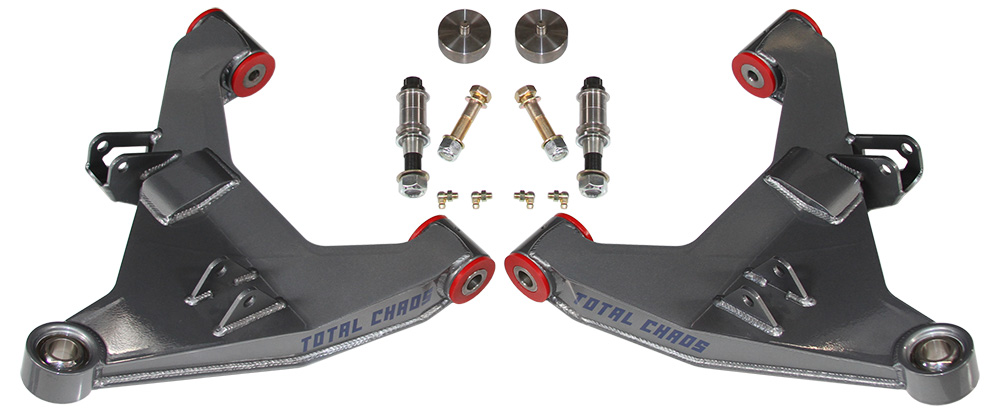 Total Chaos Race Series Stock Length Chromoly Boxed Lowers SINGLE SHOCK Total Chaos Race Series Stock Length Chromoly Boxed Lowers SINGLE SHOCK
