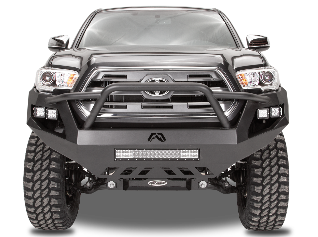 Fab Fours Vengeance Front Bumper W/Pre-Runner Guard 2016+ Tacoma