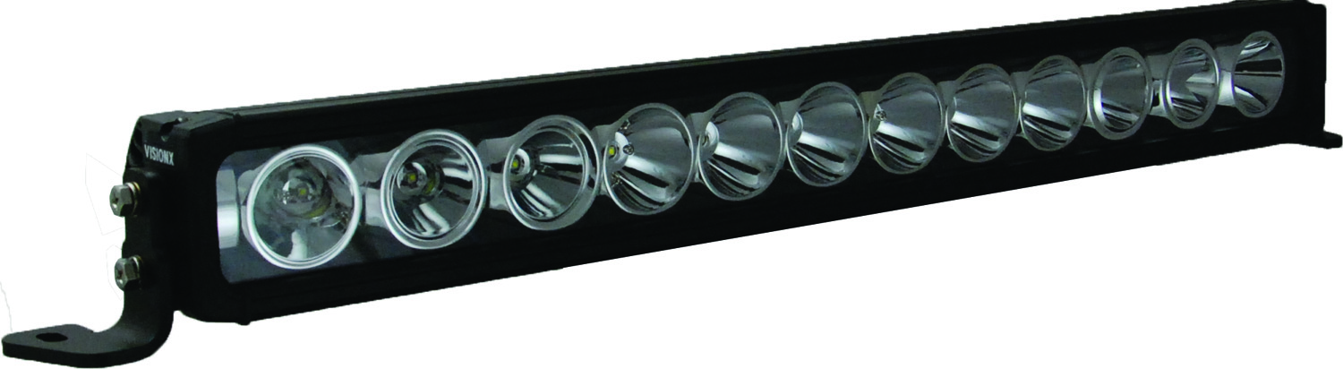 24" XMITTER PRIME IRIS LIGHT BAR 12 LED WITH TILTED OUTER OPTICS FOR MIXED BEAM