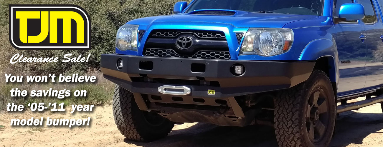 Sunset Sale on TJM Bumper for the 2005-2011 Tacoma