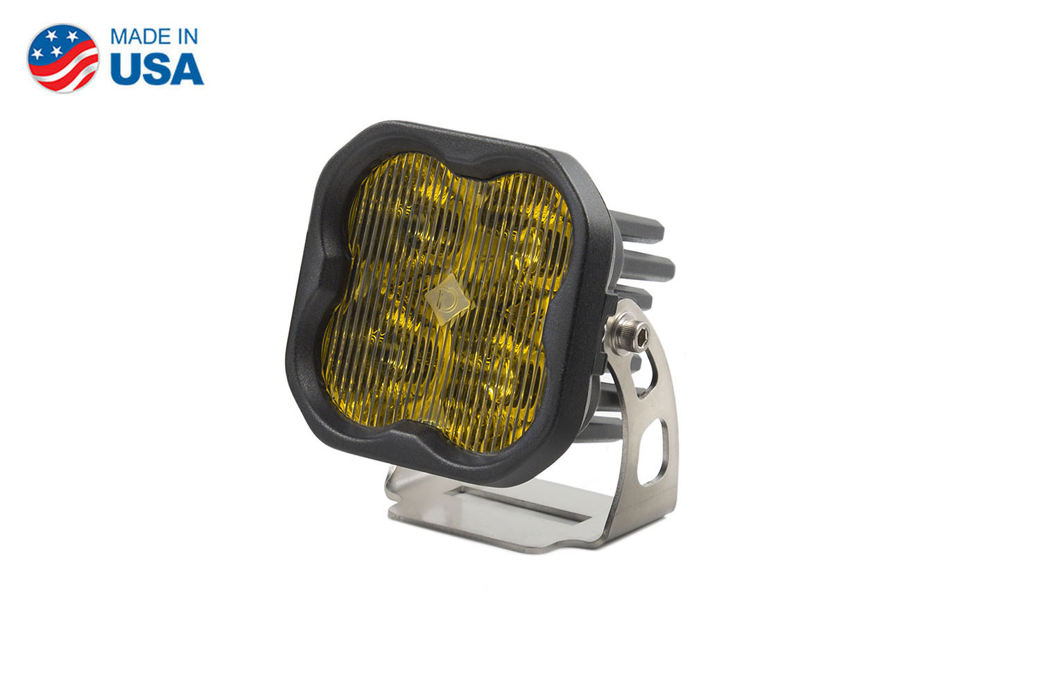 Diode Dynamics Worklight SS3 Sport Yellow SAE Fog Standard (single) - Click Image to Close