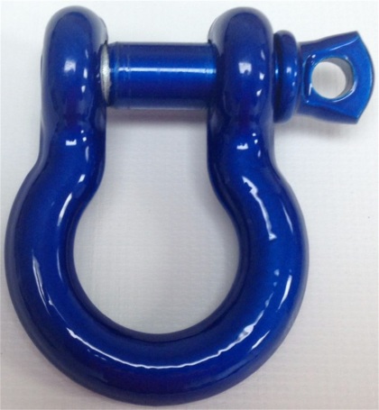 Iron Cross 3/4in D-Ring Shackle - Blue