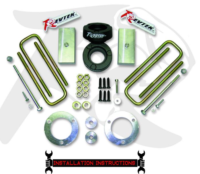 Revtek 3″ FRONT / 1.25″ REAR SPLIT SPACER LIFT SYSTEM 2005-2015