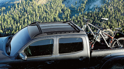 Tacoma Double Cab OEM Roof Rack 2017+ - Click Image to Close