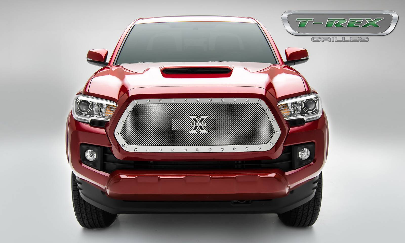 T-Rex Tacoma Stealth X-Metal Grille Insert - Polished - 2016+