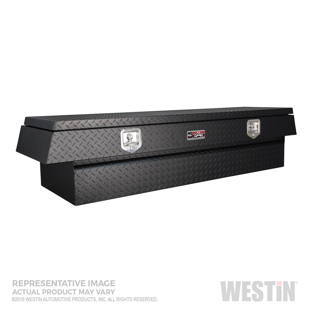 Westin Brute Aluminum Single-Lid Tool Box - Black - 47X20X19