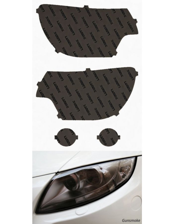 Lamin-X Gunsmoke Headlight Covers (12-15) Toyota Tacoma