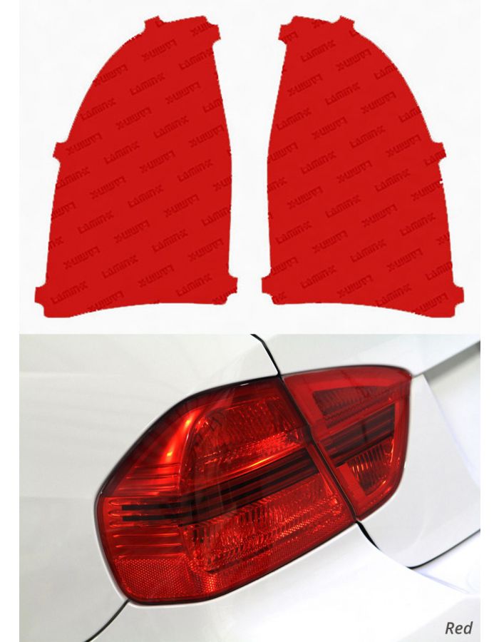 Lamin-X Red Tail Light Covers (12-15) Toyota Tacoma